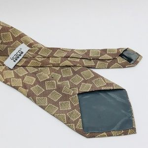 Isaco Accessories - ISACO GEOMETRIC PATTERN TIE Isaco Accessories - ISACO GEOMETRIC PATTERN TIE